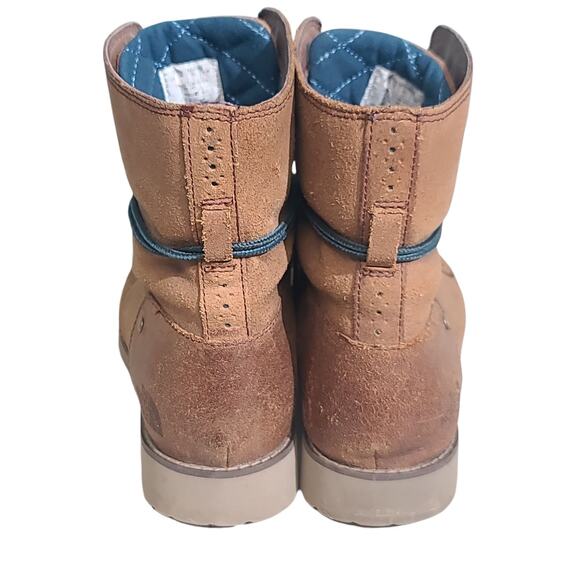 The North Face Ballard Lace Up Combat Boots Tan Size 8 - Picture 4 of 8